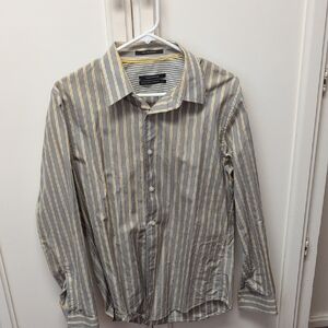 Club Monaco Striped Button-Down Shirt